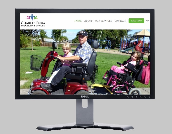 Charles Enua Disability Services-Websites by web designer Angie from Fast Cheap Websites Melbourne Sydney Brisbane Adelaide Perth Gold Coast